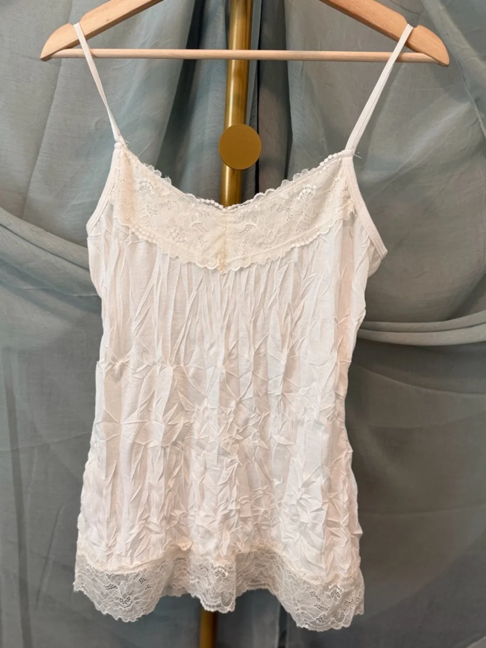 Maurices Cream Lace-Trim Camisole - Picture 1 of 4